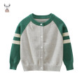 Autumn Boys Causal Knitted Tops Baby Clothes Cotton Long Sleeve Kids Cardigan Sweater